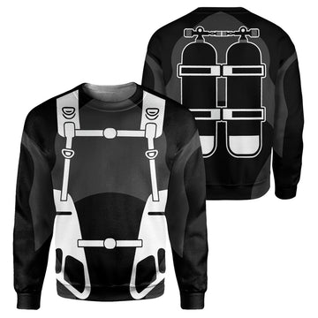 Gearhumans Scuba Diving Costume- 3D All Over Printed Shirt