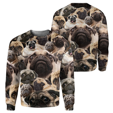 Gearhumans Pug - 3D All Over Printed Shirt