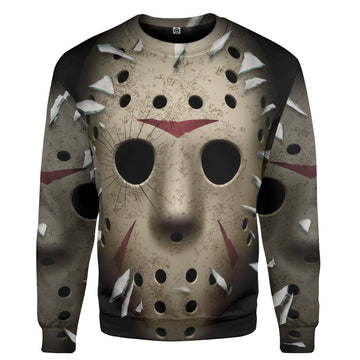 Gearhumans 3D Friday The 13th Jason Voorhees Custom Tshirt Hoodie Apparel