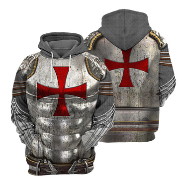 Gearhumans Knight Templar - 3D All Over Printed Shirt