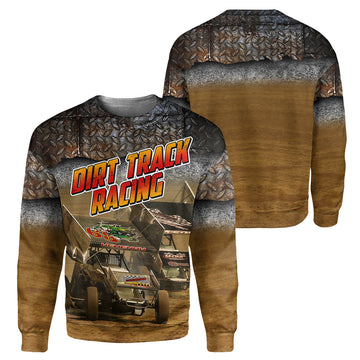 Gearhumans Dirt Track Racing - 3D All Over Printed Shirt