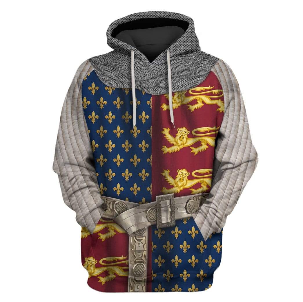 13th century clothing royalty Custom T-shirt - Hoodies Apparel HD-GH20230 3D Custom Fleece Hoodies Hoodie S 