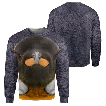 Gearhumans King Penguin- 3D All Over Printed Shirt