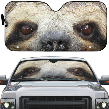 Gearhuman 3D Sloth Smiling Eyes Sunshade