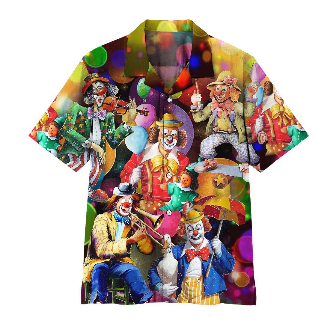 Gearhuman 3D Funny Clowns Hawaii Shirt