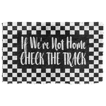 Gearhuman 3D If We Are Not Home Check The Track Doormat