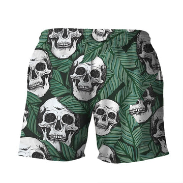 Gearhuman 3D Tropical Skull Shorts
