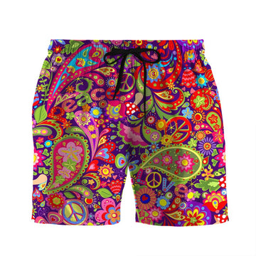 Gearhuman 3D Hippie Pattern Shorts