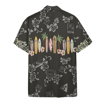 Gearhuman 3D Maui Surfboard Hawaii Shirt