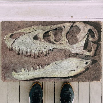 Gearhuman 3D T-rex Head Fossil Doormat