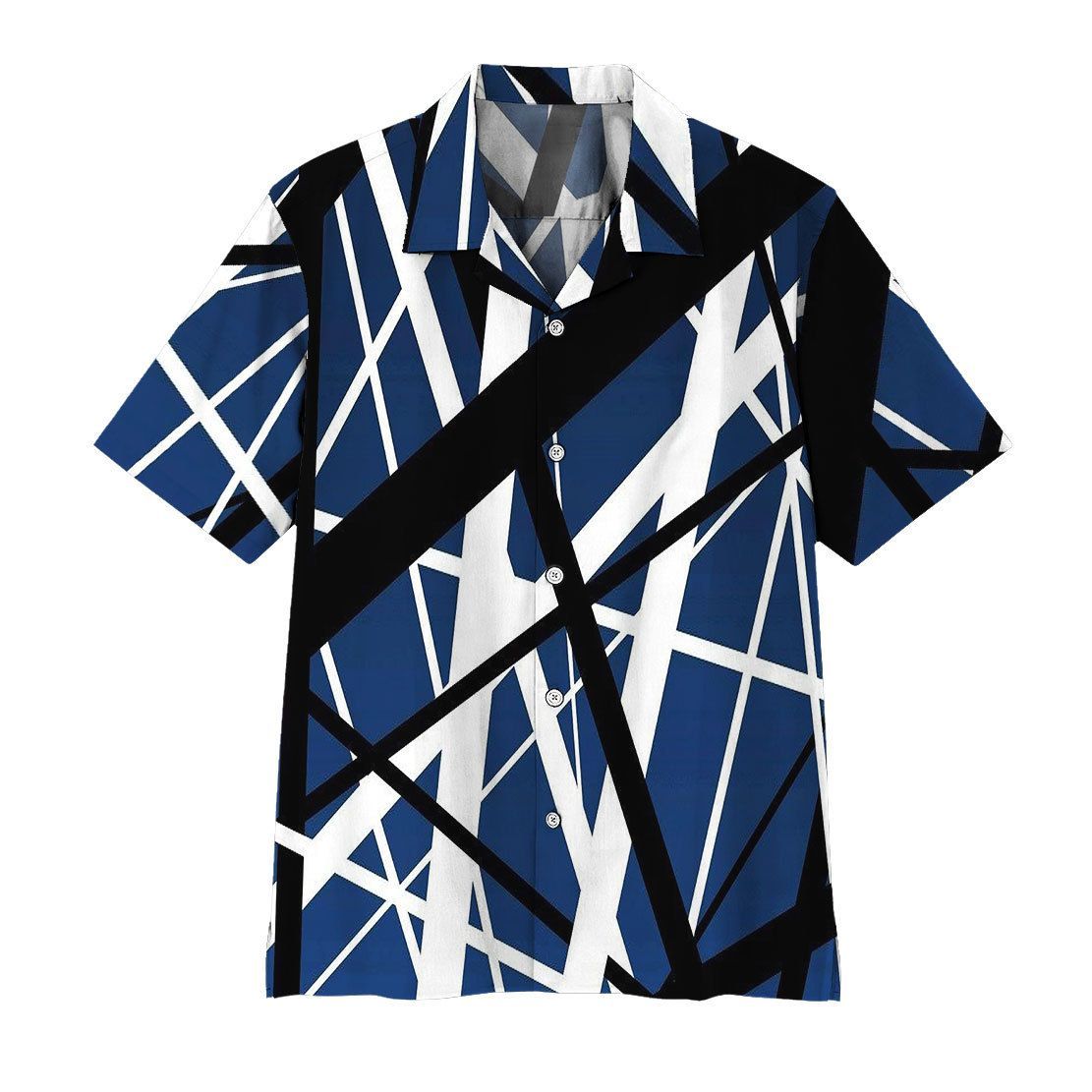 Gearhuman 3D Blue Frankenstrat Strings Hawaii Shirt