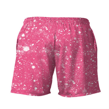 Gearhuman 3D Twinkle Pink Flamingo Shorts