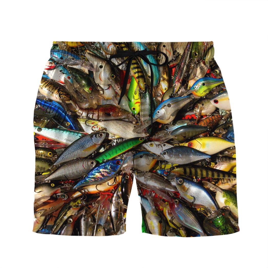 Gearhuman 3D Fishing Baits Stainless Steal Shorts