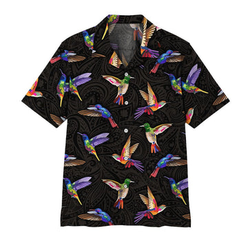 Gearhuman 3D Hummingbirds Hawaii Shirt