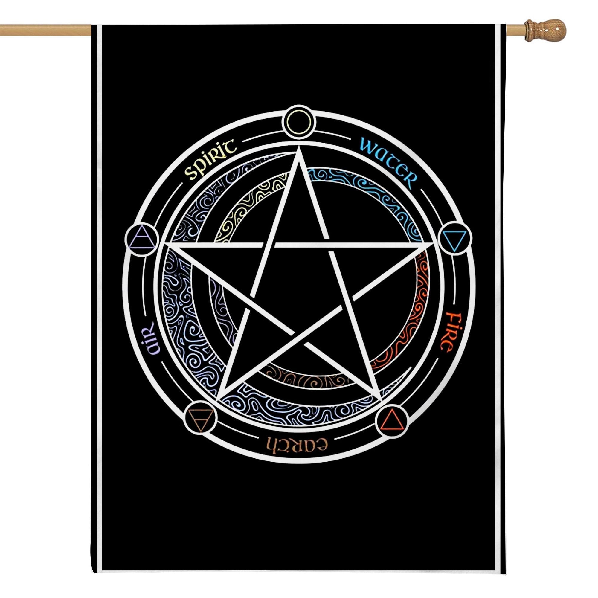 Gearhuman 3D Wiccan Witch Flag