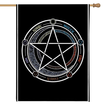 Gearhuman 3D Wiccan Witch Flag