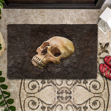 Gearhuman 3D Skull Bury Underground Doormat