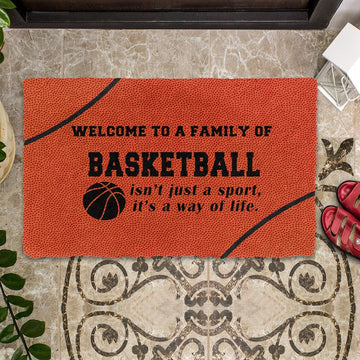 Gearhuman Basketball Family Doormat