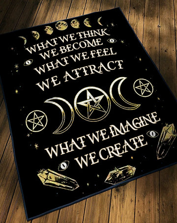 Gearhuman 3D What We Think We Become What We Feel Quilt