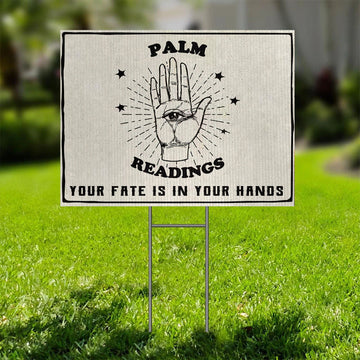 Gearhuman 3D Your Fate Is In Your Hand Yard Sign