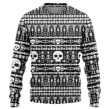 Gearhuman 3D Skull Ugly Tshirt Hoodie Apparel