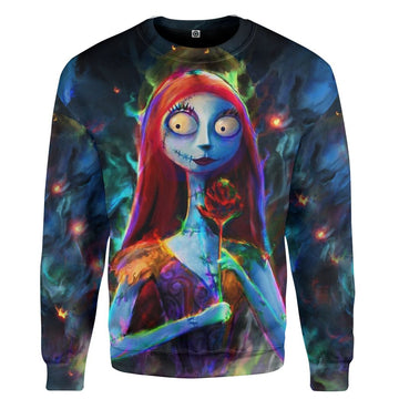 Gearhumans 3D Sally in Halloween Custom Hoodie Tshirt Apparel