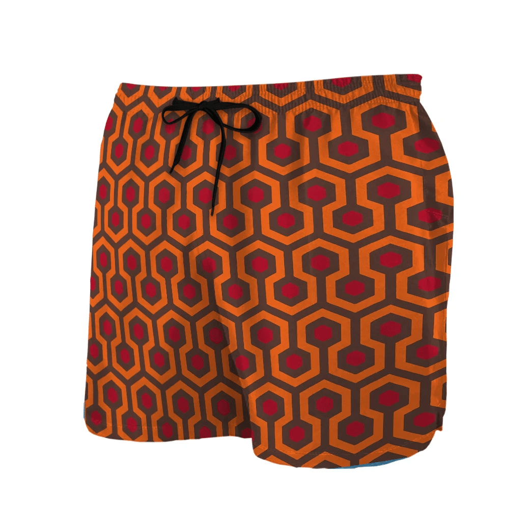 Gearhumans 3D Overlook Hotel Carpet The Shining Custom Men Shorts