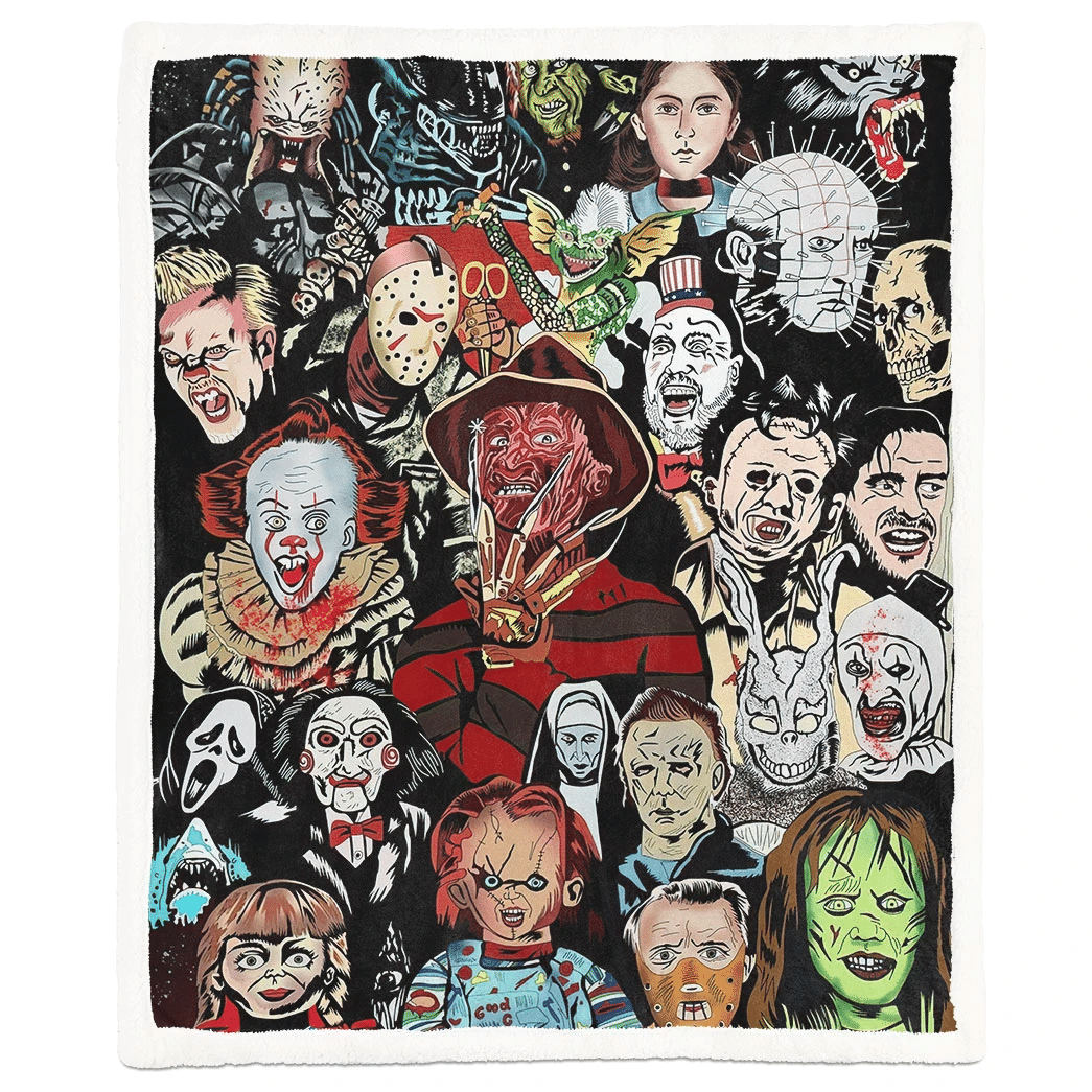 Gearhumans Halloween Horror Movie Killer Blanket