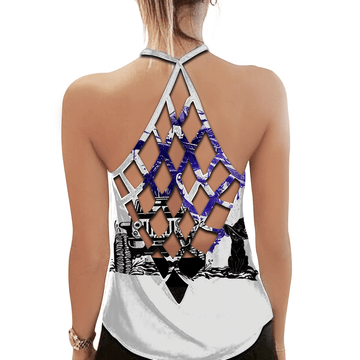 Gearhumans 3D I Drive A Jeep Witches Custom Cross Tank Top