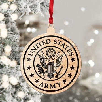Gearhumans 3D US Army Christmas Ornament