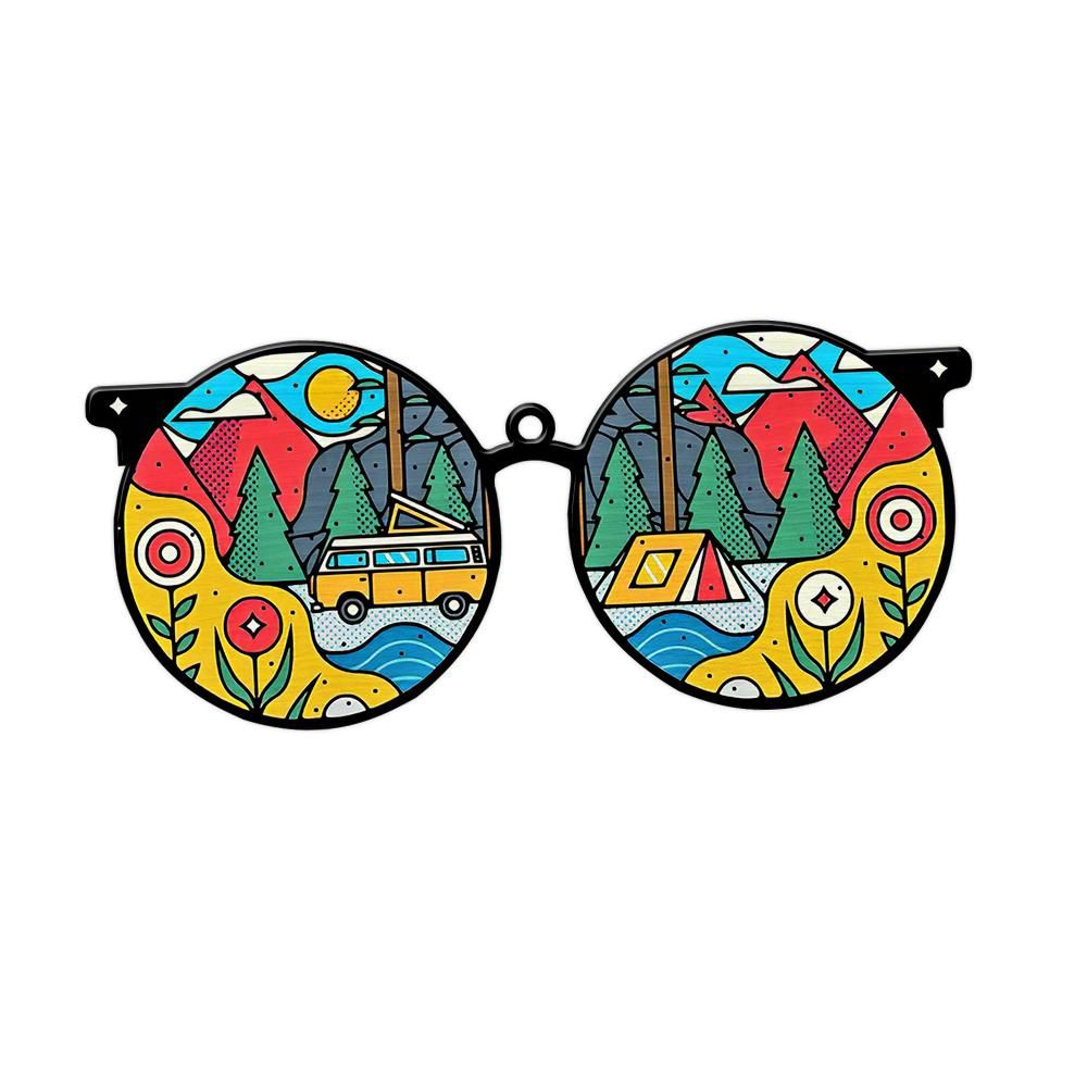 Gearhuman 3D Hippie Sunglasses Christmas Ornament GV261014 Ornament