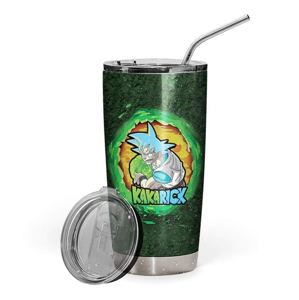 Gearhumans Gearhuman 3D Kakarick goku rick Custom Name Design Vacuum Insulated Tumbler GV04075 Tumbler 20oz