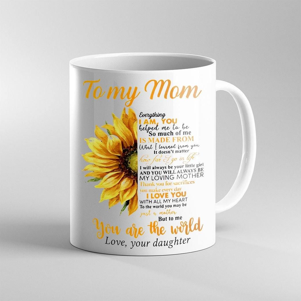 Gearhumans Gearhuman 3D To My Mom Sunflower Mug GJ020403 Mug 11oz