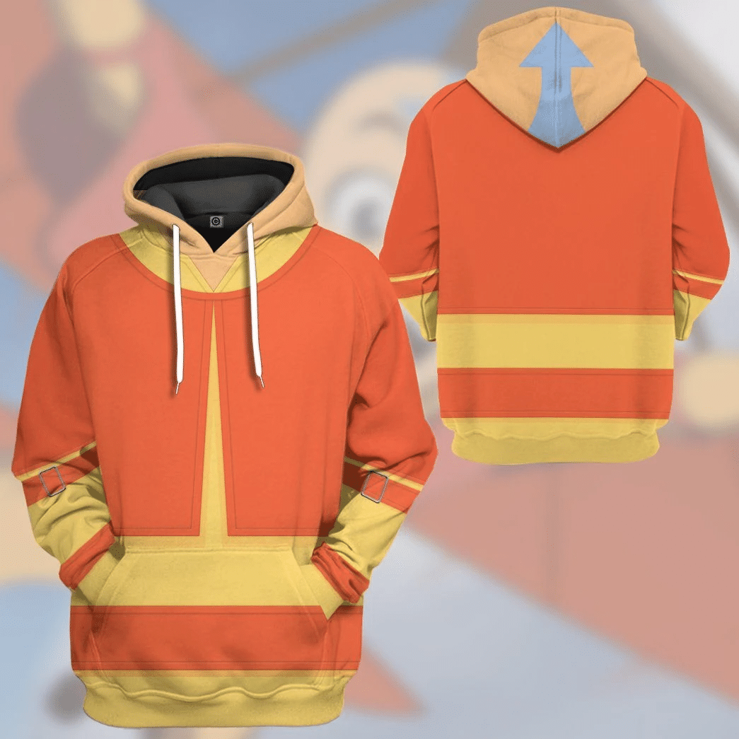 Gearhuman 3D Aang Avatar The Last Airbender Tshirt Hoodie Apparel GV08032 3D Apparel