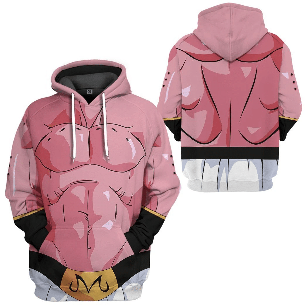 Gearhumans Gearhuman 3D Super Buu Majin Boo Dragon Ball Tshirt Hoodie Apparel GV15032 3D Apparel