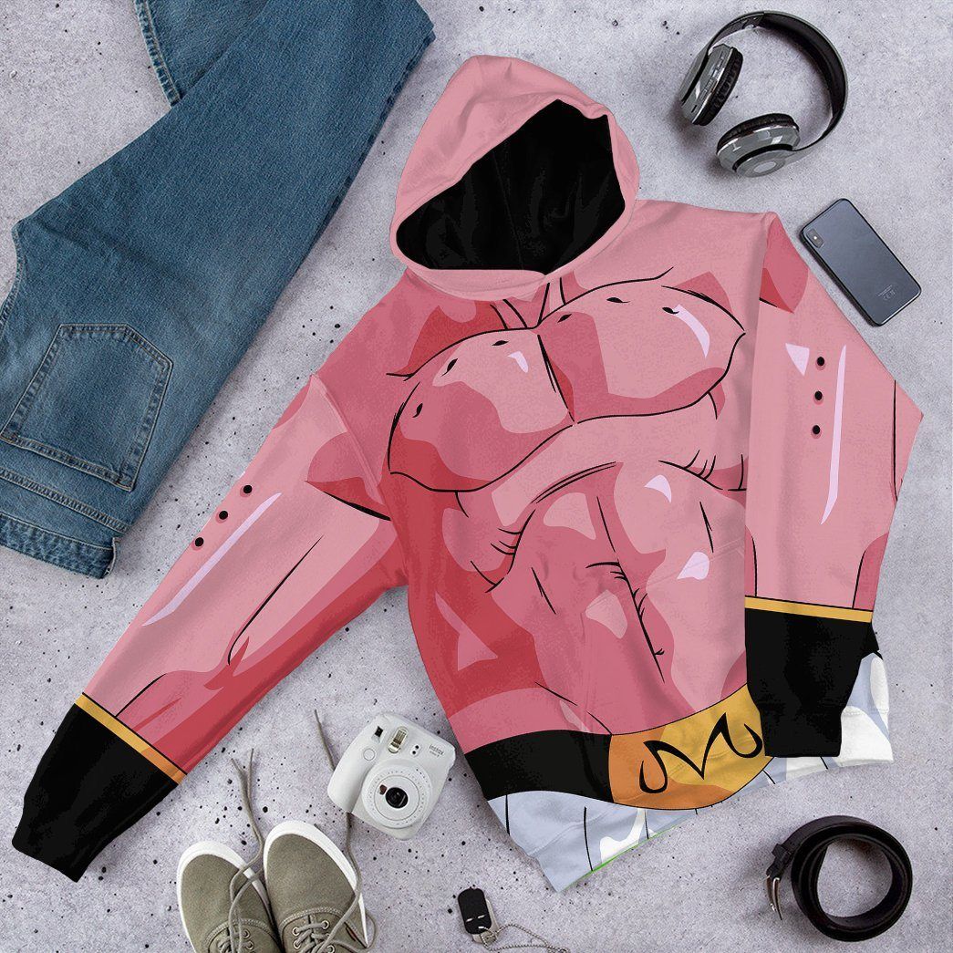 Gearhumans 3D Super Buu Majin Boo Dragon Ball Tshirt Hoodie Apparel