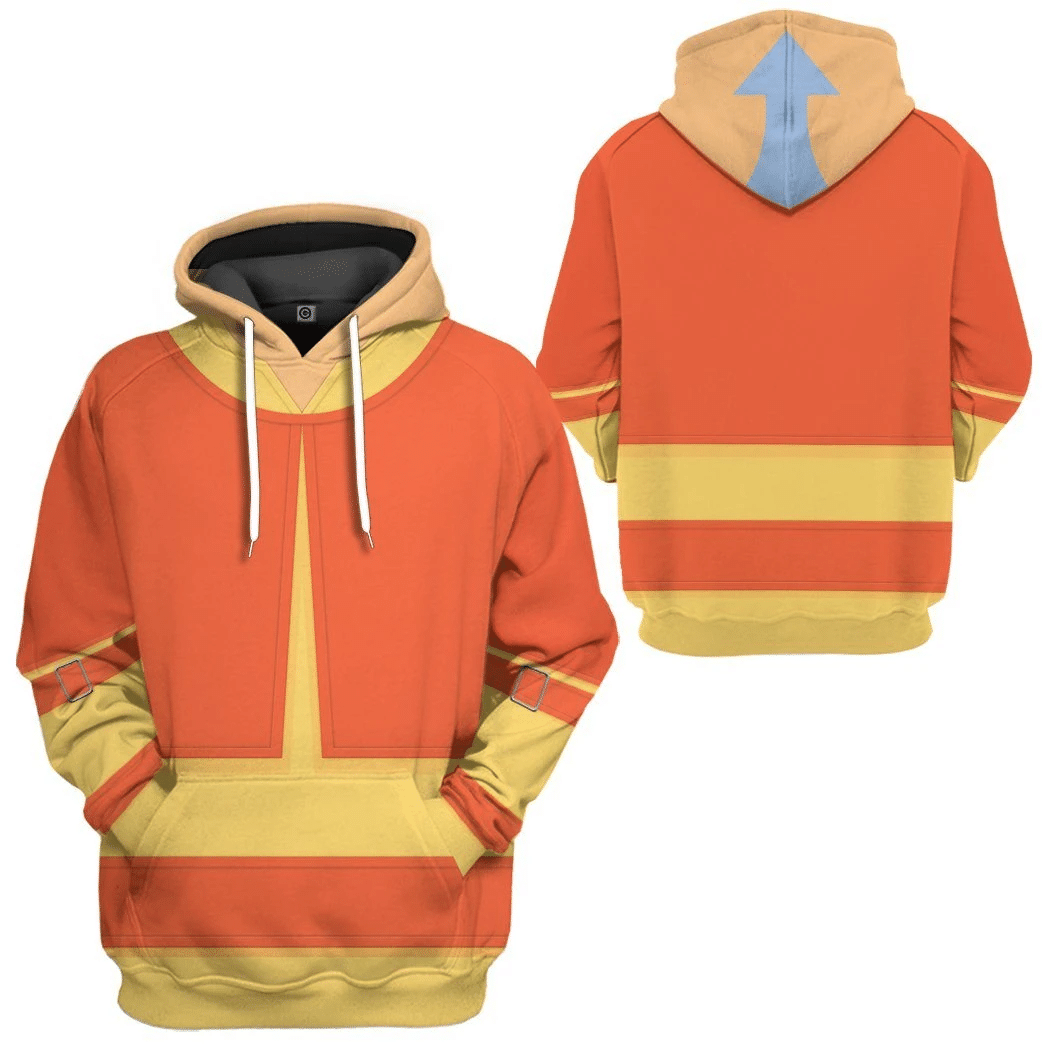 Gearhuman 3D Aang Avatar The Last Airbender Tshirt Hoodie Apparel GV08032 3D Apparel