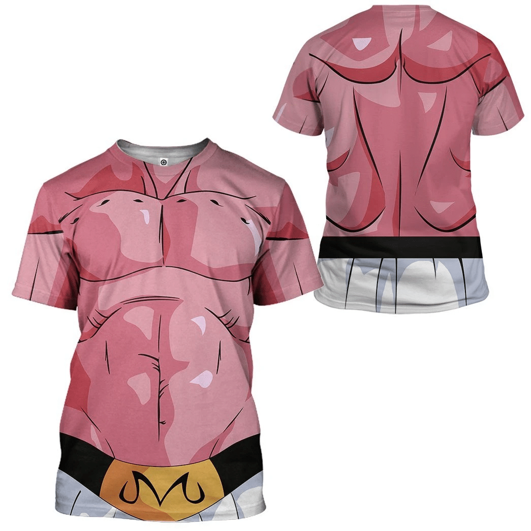 Gearhumans Gearhuman 3D Super Buu Majin Boo Dragon Ball Tshirt Hoodie Apparel GV15032 3D Apparel