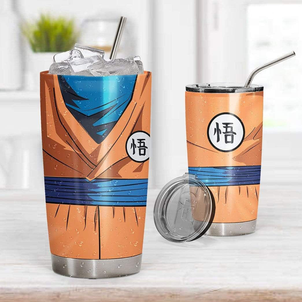 Gearhumans Gearhuman 3D Son Goku Custom Design Vacuum Insulated Tumbler GV260511 Tumbler