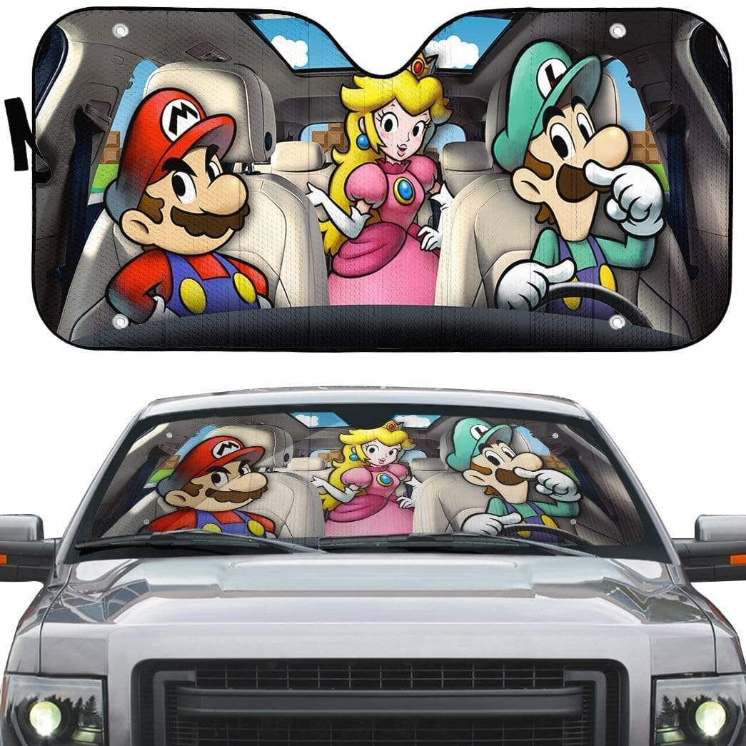 gearhumans 3D Mario Kart Custom Car Auto Sunshade GL11085 Auto Sunshade