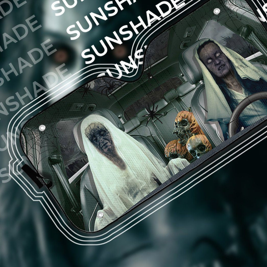 Gearhuman 3D Halloween Ghost Custom Car Auto Sunshade GL24084 Auto Sunshade