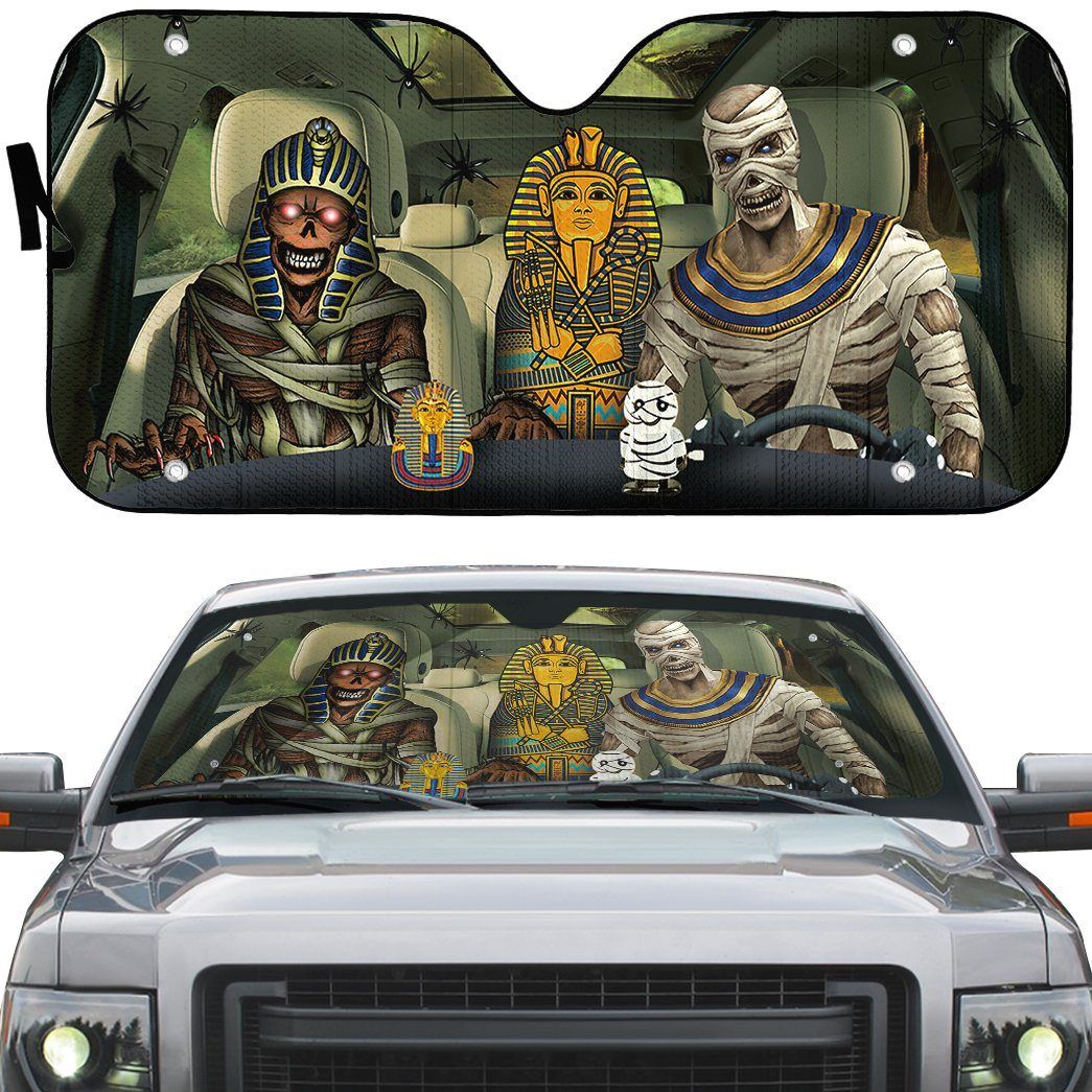 Gearhuman 3D Halloween Mummy Custom Car Auto Sunshade GL24089 Auto Sunshade