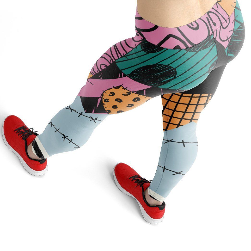 Gearhuman 3D Sally The Nightmare Before Christmas Halloween Custom Legging GV21082 Leggings