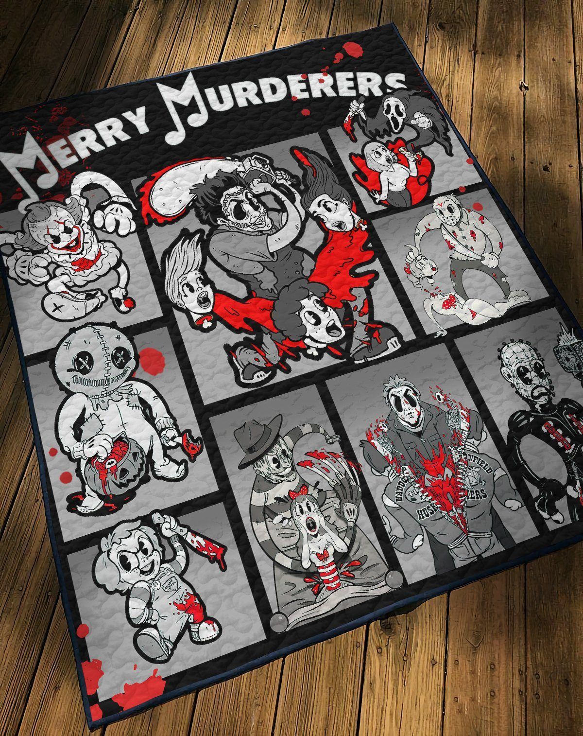 Gearhuman 3D Merry Murderers Custom Quilt Blanket GW26085 Quilt