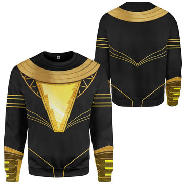 Gearhumans 3D DC Black Adam Costume Custom Sweatshirt Apparel