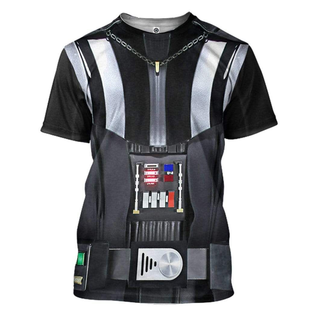 Gearhuman 3D Darth Vader Costume Custom Tshirt Apparel GW20085 3D T-shirt T-Shirt S