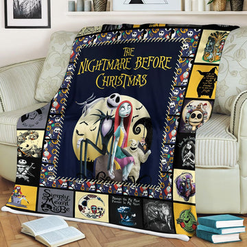 Gearhumans Nightmare Before Christmas Blanket