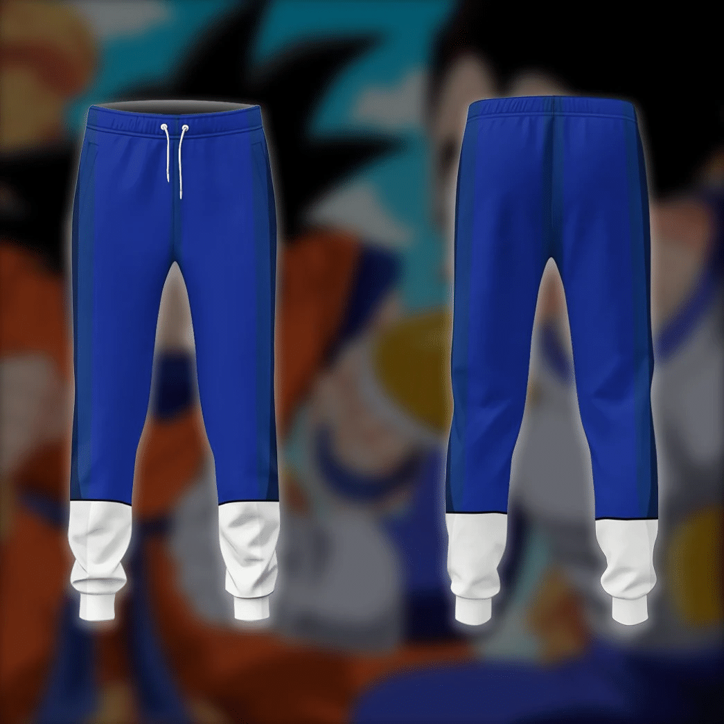 Gearhuman 3D Goku Vegeta Saiyan Battle Armor Dragon Ball Z Custom Sweatpants Apparel GV22091 Sweatpants