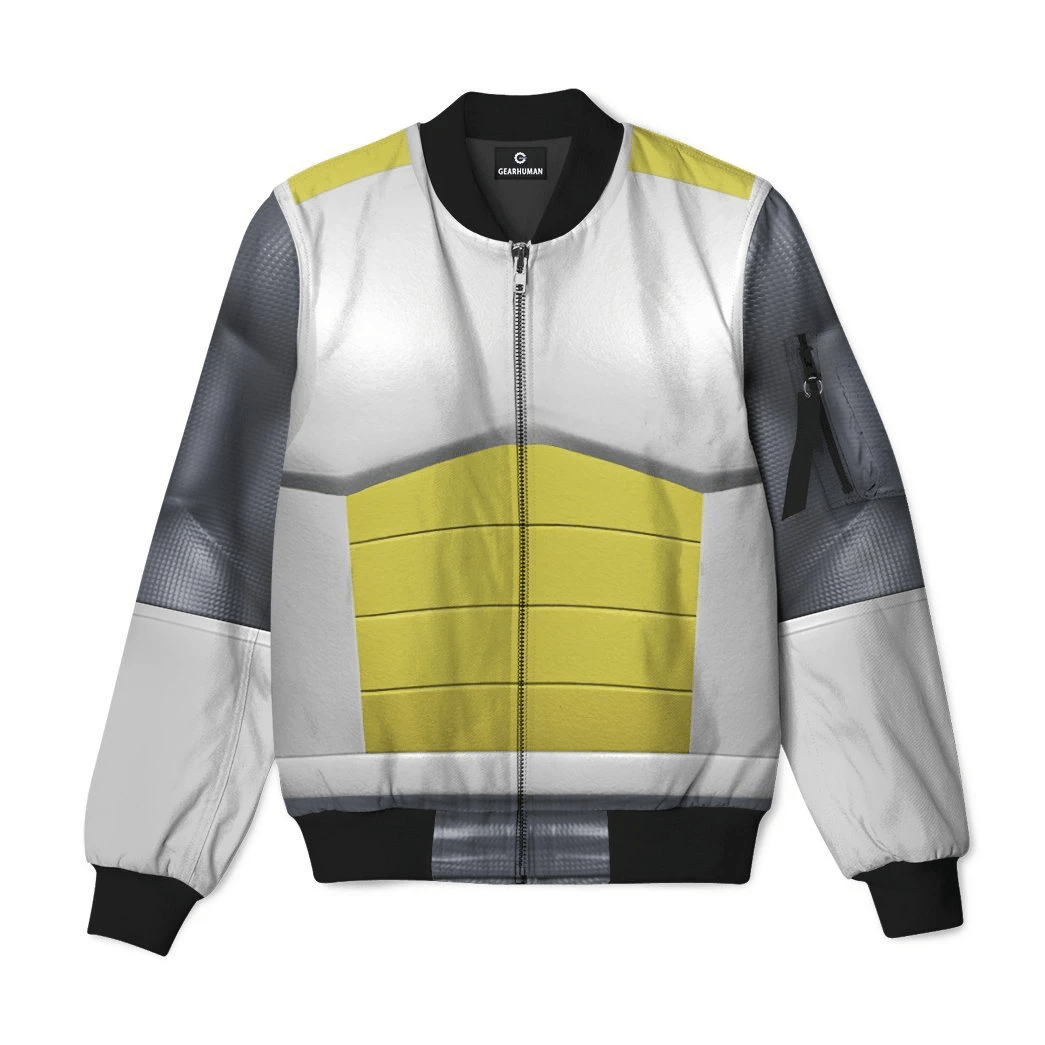 Gearhuman 3D Vegeta Saiyan Battle Armor Dragon Ball Super Custom Bomber GV22092 Bomber Jacket Bomber S