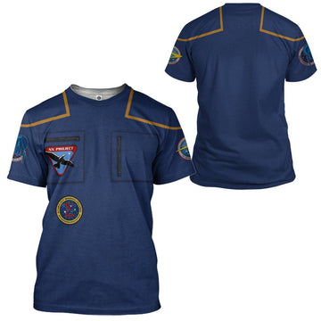 Gearhuman 3D Star Trek Jonathan Archer Custom Tshirt Apparel GW21095 3D T-shirt